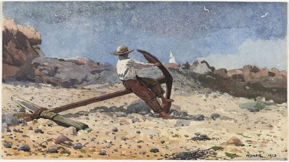 Boy with Anchor (1873)