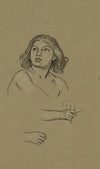 Boy with long hair facing slightly left