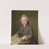 Boy with Map of Scandinavia by Ulrika Pasch