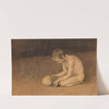 Boy with Skull (1893) by Magnus Enckell