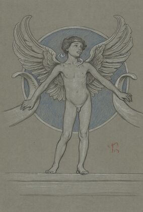 Boy with Wings + Cornucopia