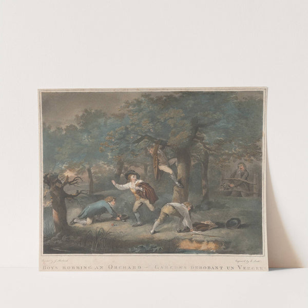 Boys Robbing an Orchard by George Morland