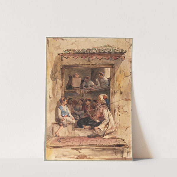 Boy’s School (19th Century) by Emile Aubert Lessoire