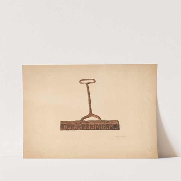 Branding Iron Used for Boxes and Bags by Ralph Russell