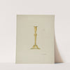 Brass Candlestick by Harry Mann Waddell
