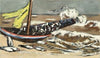 Braunes Meer mit Möwen (1941)