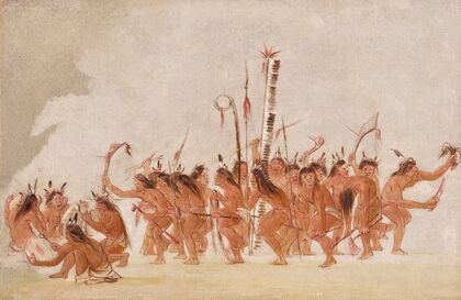 Braves’ Dance, Ojibwa (1835-1837)