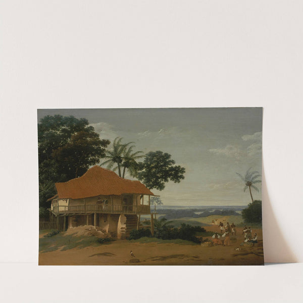 Brazilian Landscape with a Worker&#039;s House by Frans Post
