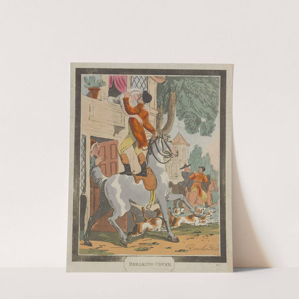 Breaking cover by Thomas Rowlandson