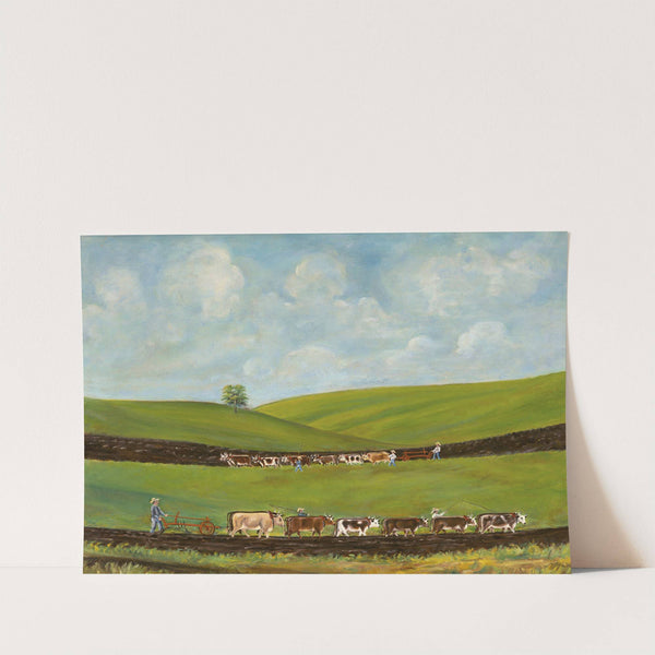 Breaking Ground, after Olof Krans by Orrie McCombs