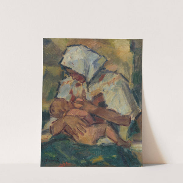 Breast-Feeding by Gustáv Mallý