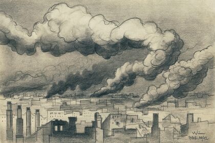 Brennende Stadt (Stalingrad)