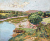 Breton et Bretonne au bord de L’Aven
