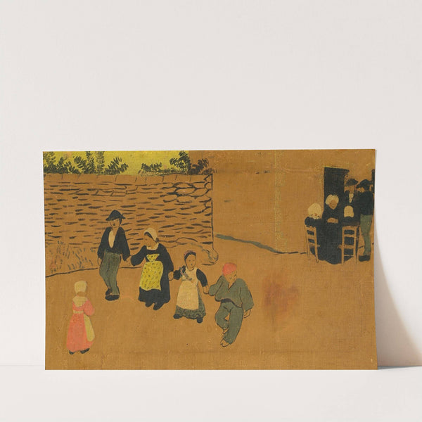 Breton panel with children by Paul Sérusier