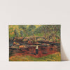 Bretonne de Pont-Aven, les pieds dans la rivière by Henry Moret
