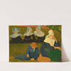 Bretonnerie (Bretonnes dans une prairie) (1892) by Emile Bernard