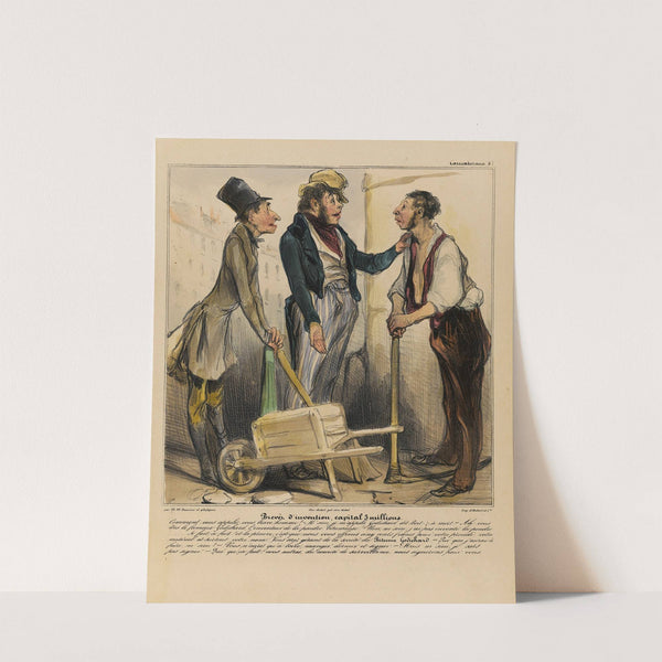 Brevet d’invention, capital 3 millions (1836-1838) by Honoré Daumier