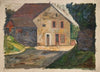Brick house with an annex