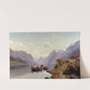 Bridal Escort on the Hardanger Fiord by Johan Fredrik Eckersberg