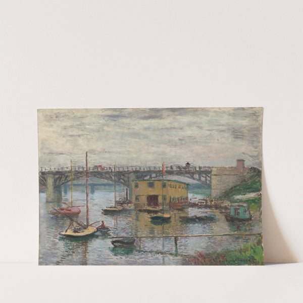 Bridge at Argenteuil on a Gray Day (c. 1876) by Claude Monet