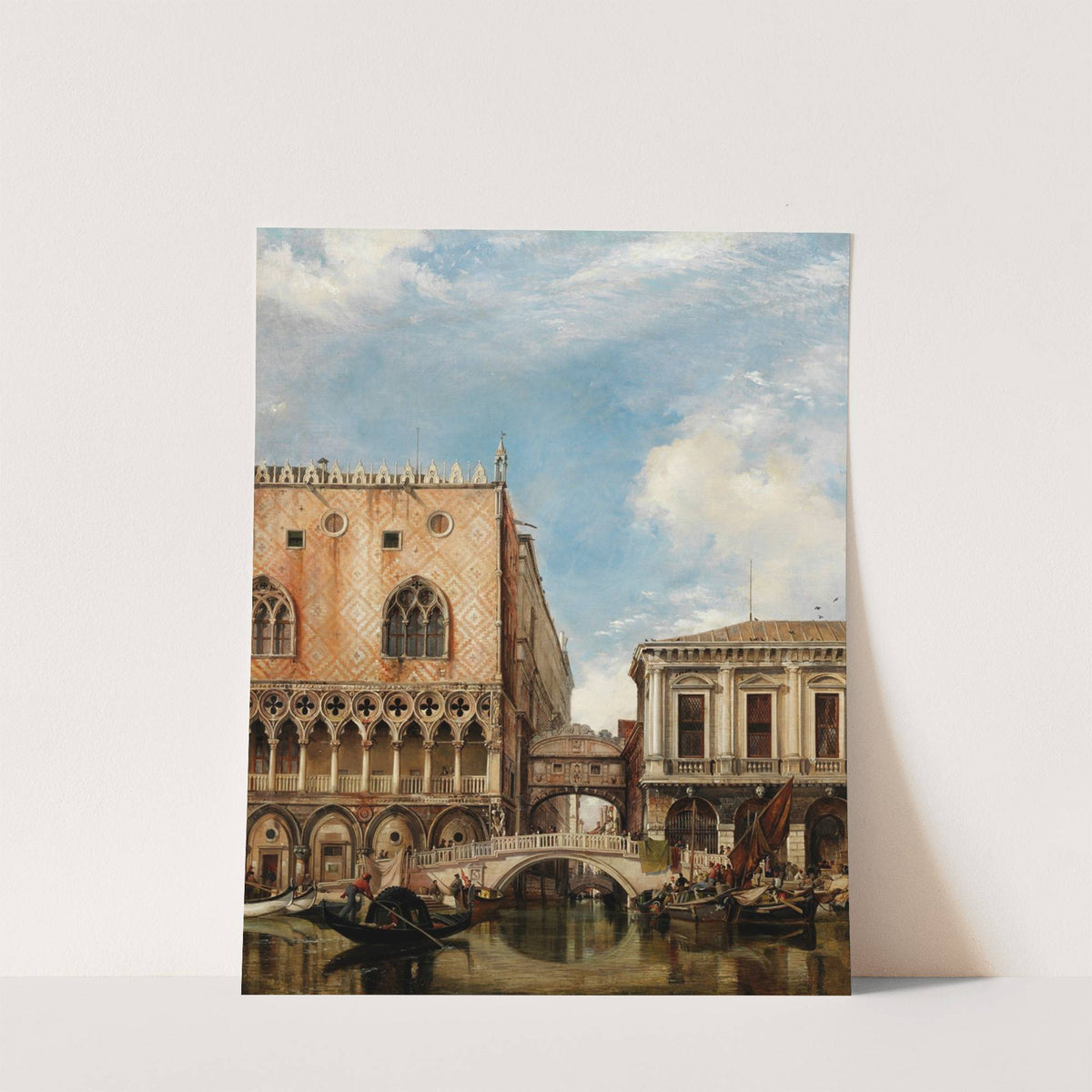 Bridge of Sighs, Venice (1858) by Edward William Cooke