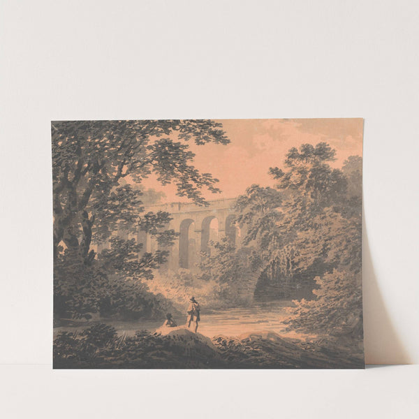 Bridge on the Malton Road from York by William Gilpin
