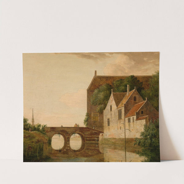 Bridge over a River by Jan van der Heyden