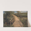 Bridge over a Stream in Assens, Funen (1842) by Dankvart Dreyer