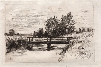 Bridge, Schleissheim (1879)