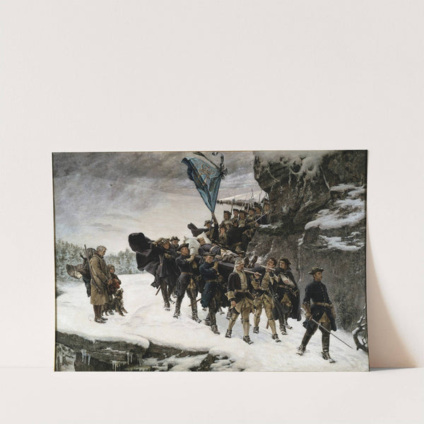 Bringing Home the Body of King Karl XII of Sweden by Gustaf Cederström