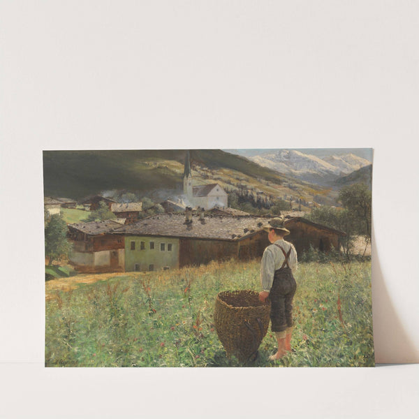 Brixlegg im Zillertal, Tirol (1889) by Alexander Koester