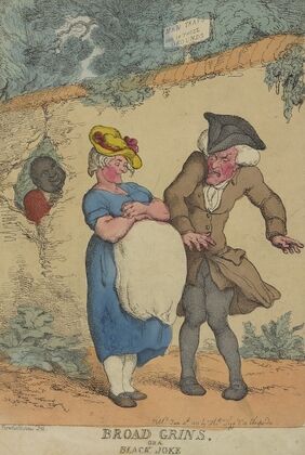 Broad grins or a black joke (1812)