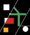 Broken cross between diagonals