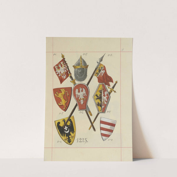 Broń zaczepna i odporna w Polsce. T. 1, Zbroje i części uzbrojenia Pl.010 (1875-1900) by Boleslaw Starzyński