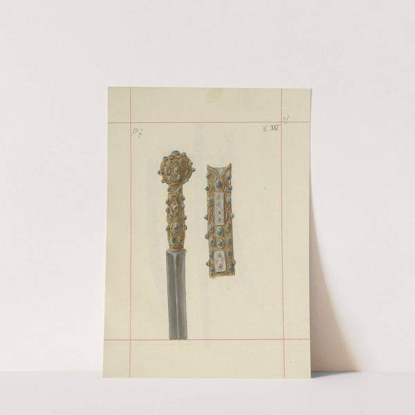 Broń zaczepna i odporna w Polsce. T. 2, Zbroje i części uzbrojenia Pl.033 (1875-1900) by Boleslaw Starzyński