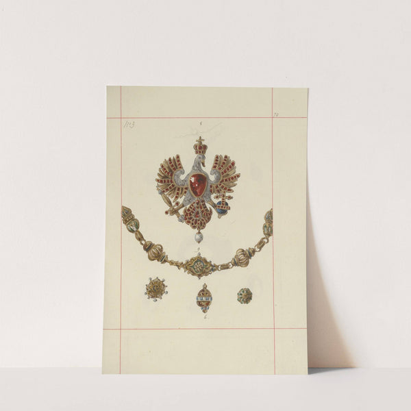 Broń zaczepna i odporna w Polsce. T. 4, Pasy lite, ozdoby, chorągwie i proporce Pl.057 (1875-1900) by Boleslaw Starzyński