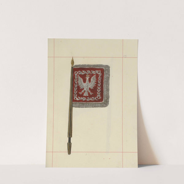 Broń zaczepna i odporna w Polsce. T. 4, Pasy lite, ozdoby, chorągwie i proporce Pl.116 (1875-1900) by Boleslaw Starzyński
