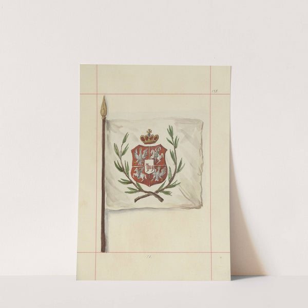 Broń zaczepna i odporna w Polsce. T. 4, Pasy lite, ozdoby, chorągwie i proporce Pl.119 (1875-1900) by Boleslaw Starzyński