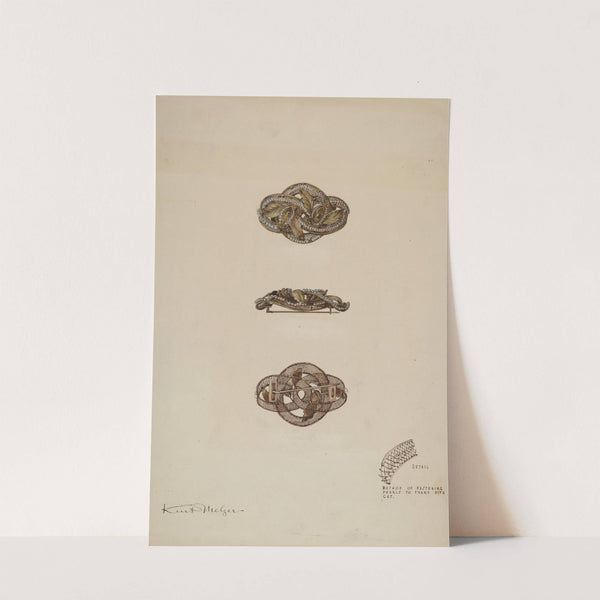 Brooch by Kurt Melzer