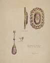 Brooch and Earrings
