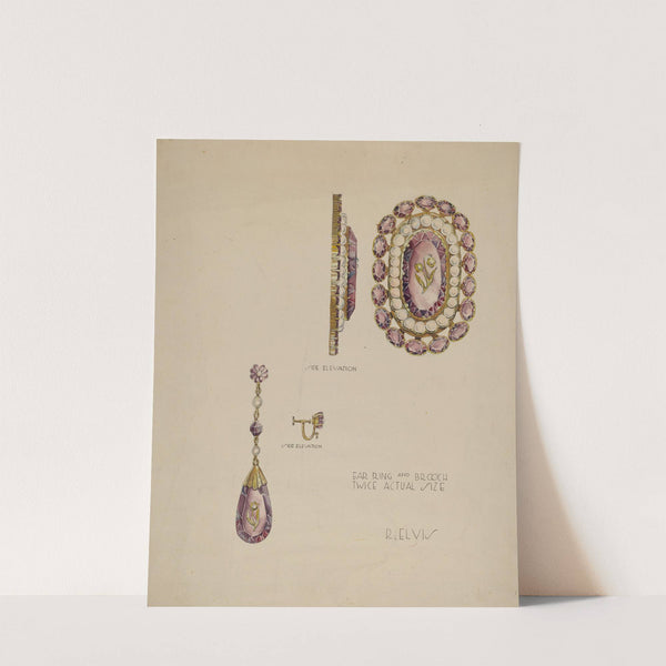 Brooch and Earrings by Roberta Elvis