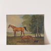 Broodmare With Foal, And A Terrier (1822) by Benjamin Marshall