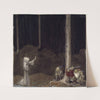 Brother St. Martin and the Three Trolls by John Bauer