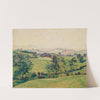 Brough, Misty Afternoon (1914) by Lucien Pissarro