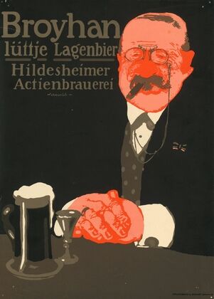 Broyhan lüttje Lagenbier. Hildesheimer Aktienbrauerei (1911)