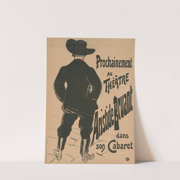 Bruant au Mirliton (1894) by Henri de Toulouse-Lautrec