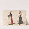 Brud fra Vossevangen; brudepike Guro Lødve (1855) by Adolph Tidemand