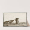 Brug over de Galego bij Saragossa by Otto Howen