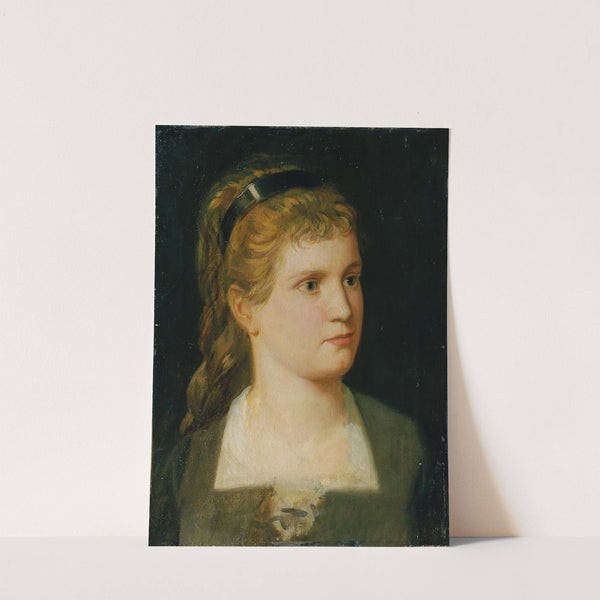 Brustbild der Nichte, Käthchen Winder by Anton Romako