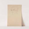 Brustbild nach links (torso facing left) by Gustav Klimt